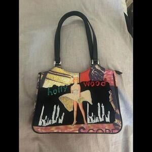 Marilyn Monroe sequined purse/vintage/medium sized